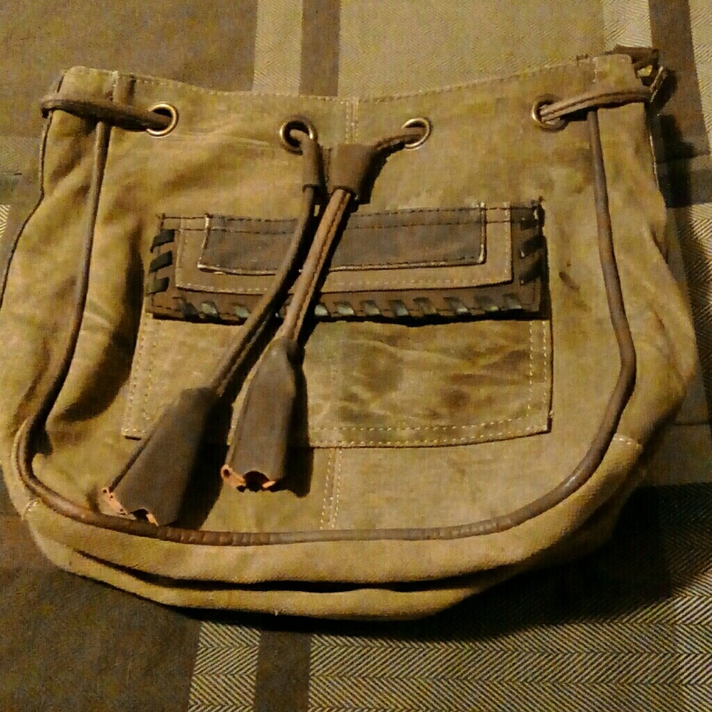 Mona B bucket style purse